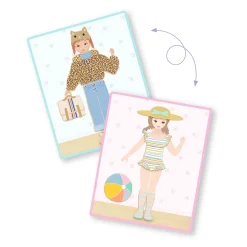 Board Games|Wooden Toys>Djeco Inzebox Dressing Wooden Magnet