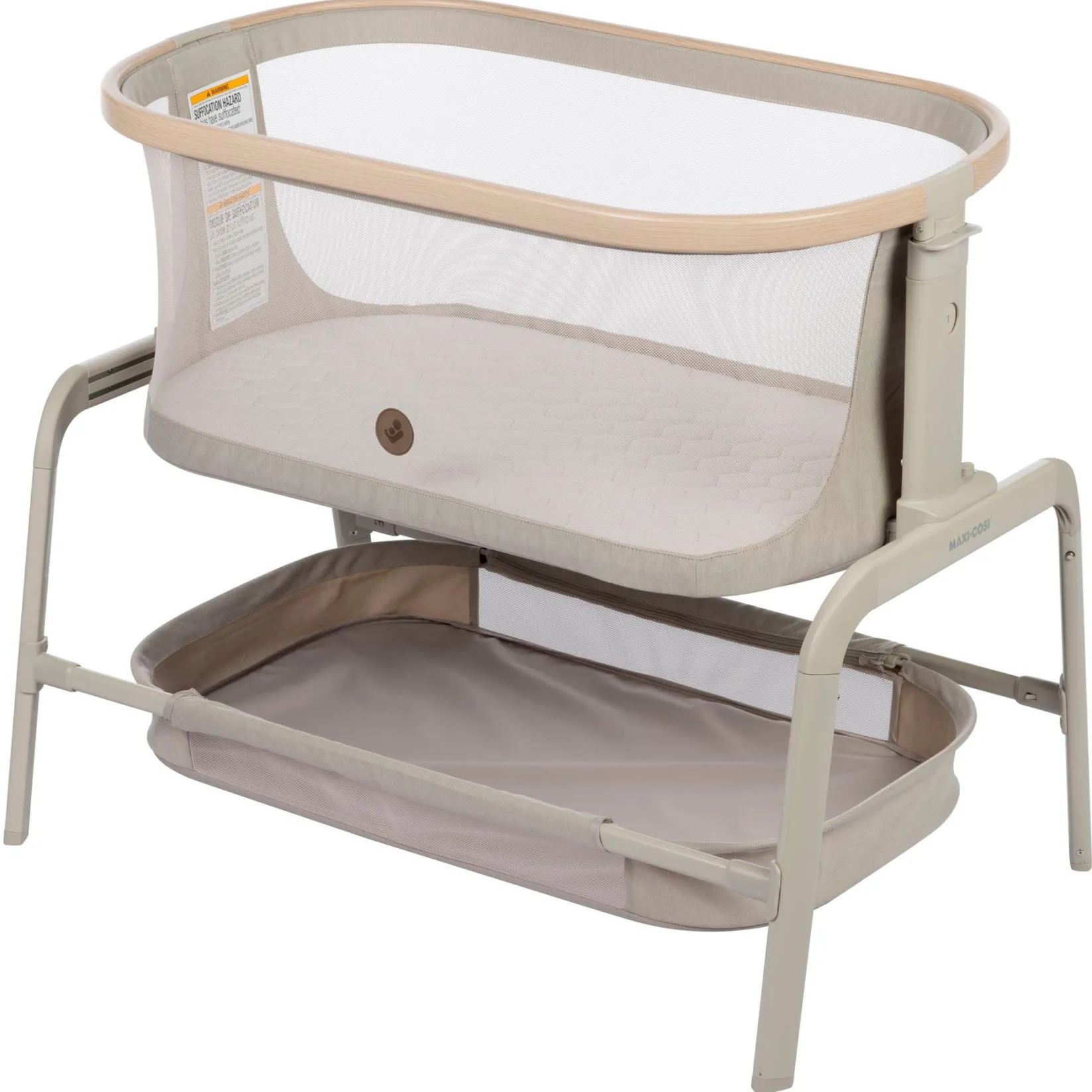 Playards & Bassinets|Playards & Bassinets>Maxi-cosi Iora Bedside Bassinet - Classic Oat
