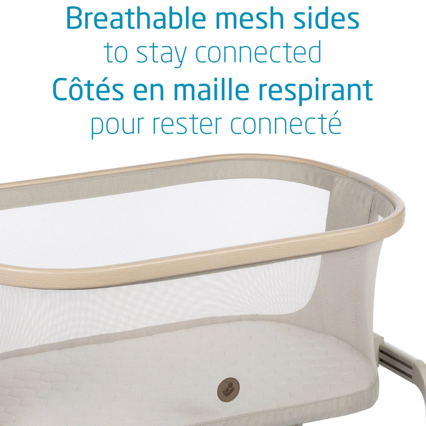 Playards & Bassinets|Playards & Bassinets>Maxi-cosi Iora Bedside Bassinet - Classic Oat