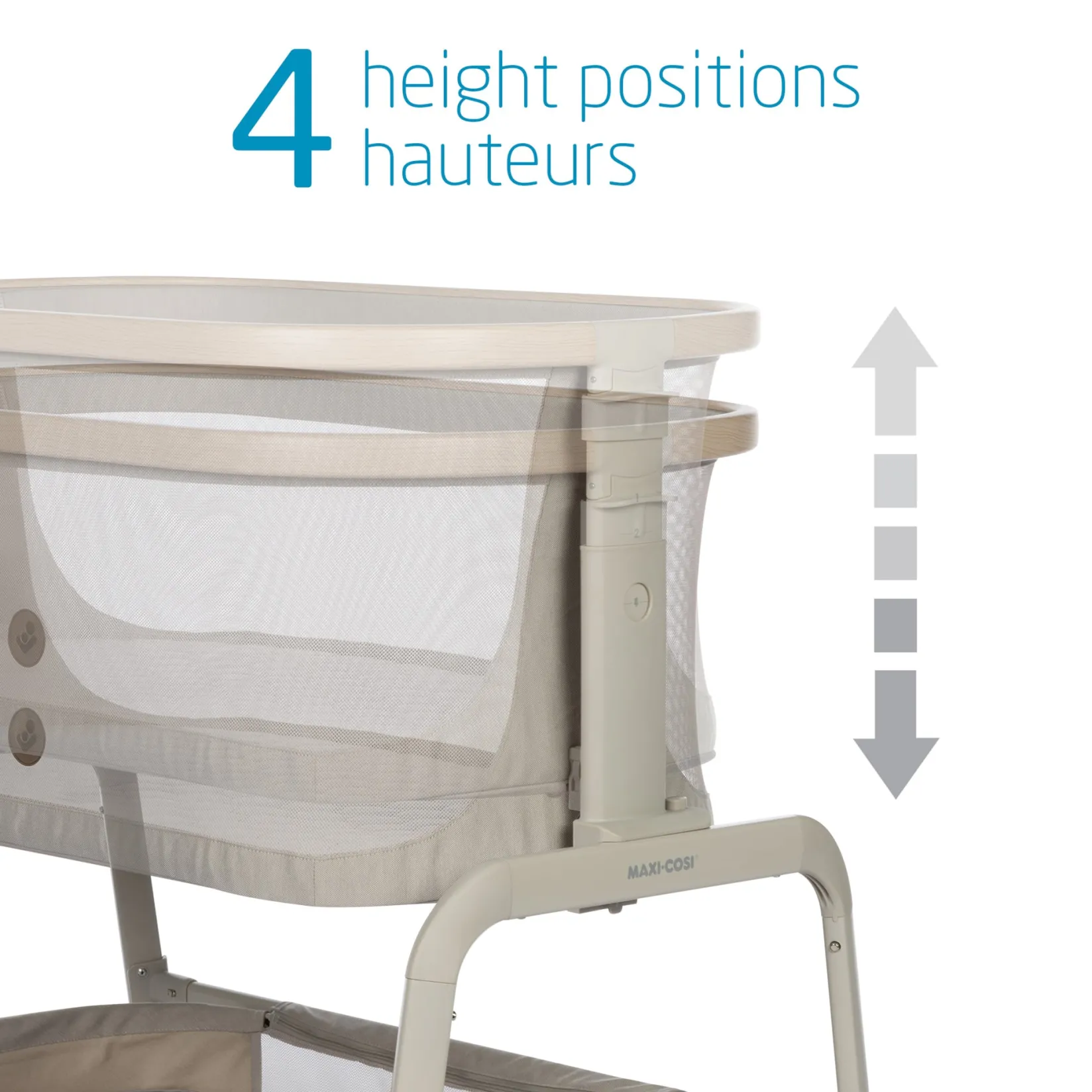 Playards & Bassinets|Playards & Bassinets>Maxi-cosi Iora Bedside Bassinet - Classic Oat