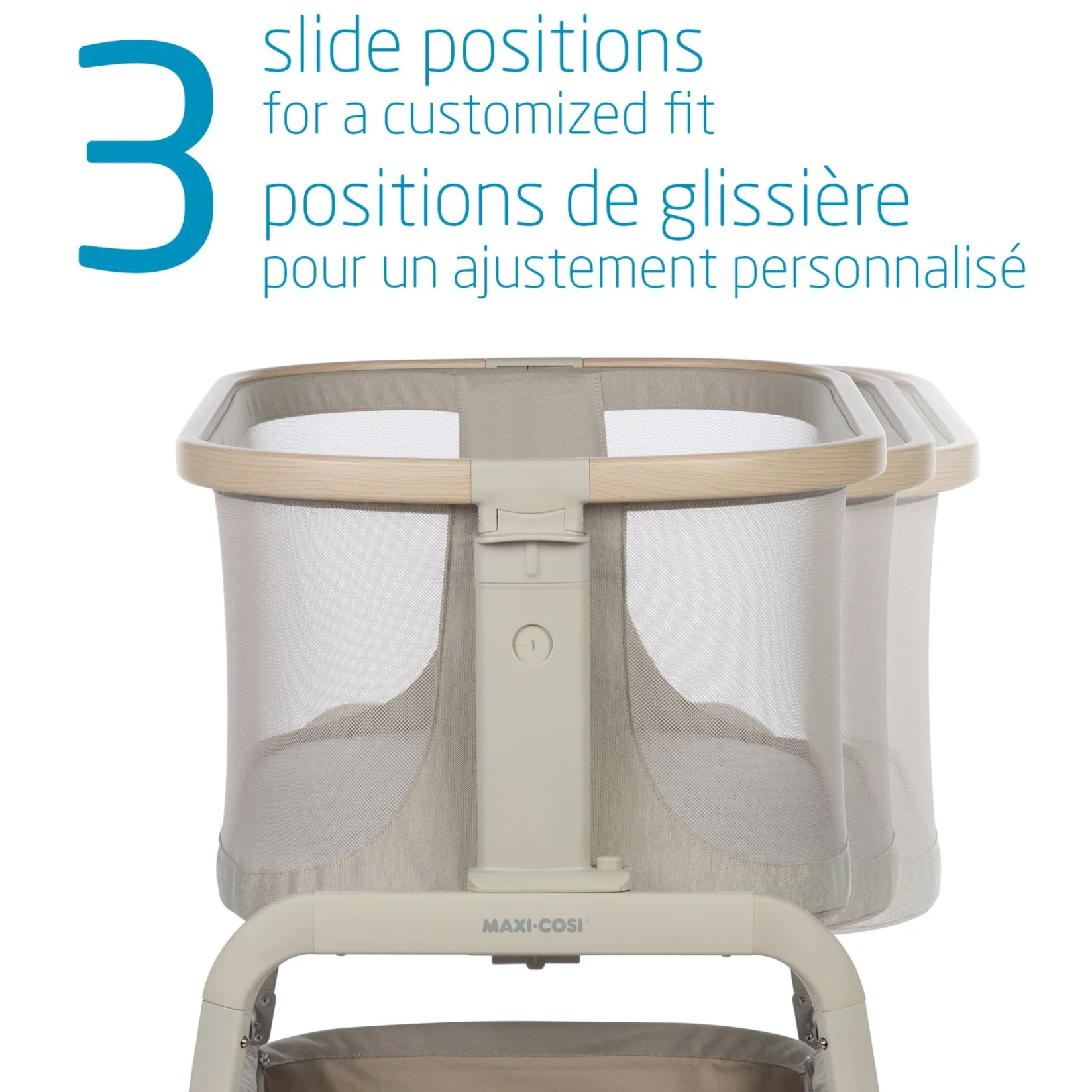 Playards & Bassinets|Playards & Bassinets>Maxi-cosi Iora Bedside Bassinet - Classic Oat