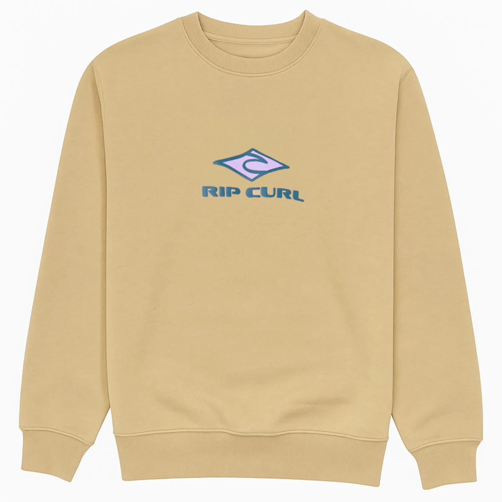 Fleeces And Sweatshirts|Tops>Rip Curl Island Paradiso Crewneck 8-14y Beige