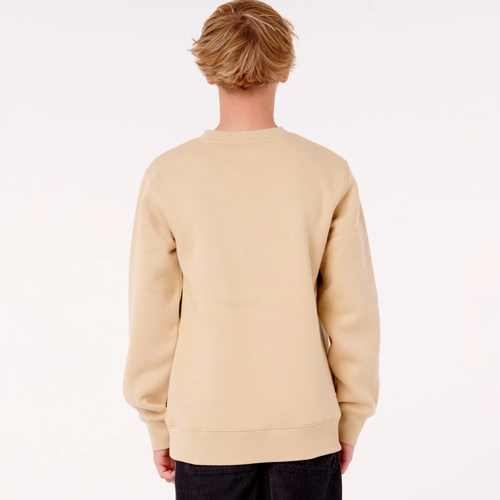 Fleeces And Sweatshirts|Tops>Rip Curl Island Paradiso Crewneck 8-14y Beige