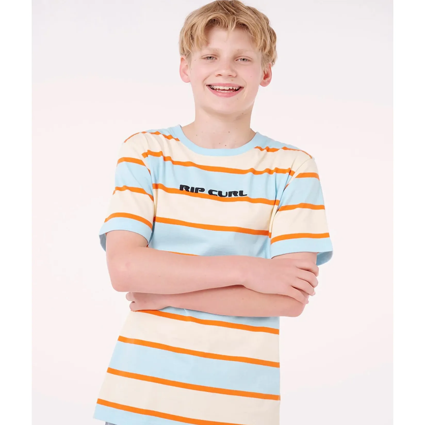Clearance Island Stripe T-shirt 8-14y Kids/BOY Tops