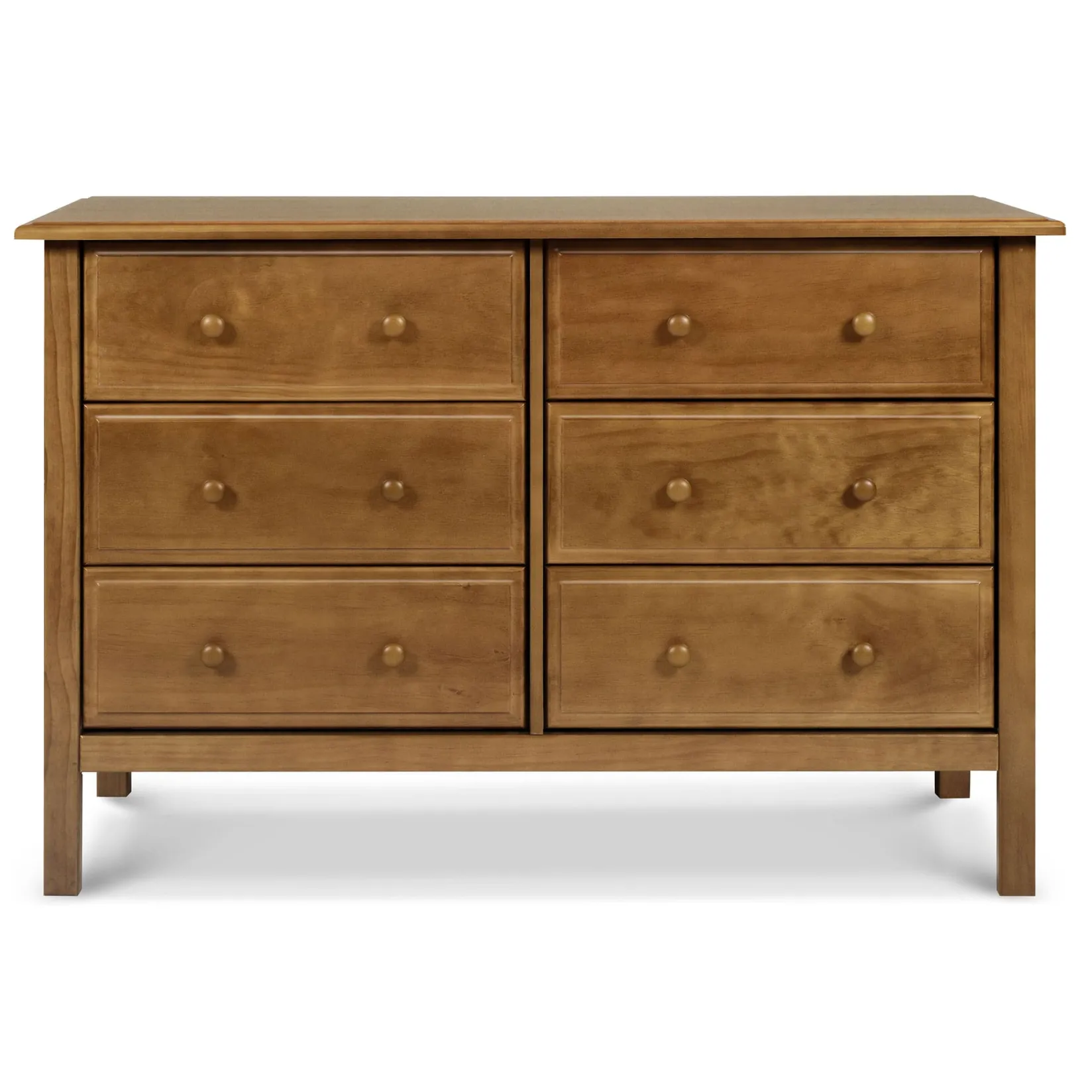 Storage Furniture>DaVinci Jayden 6-Drawer Double Wide Dresser - Chestnut