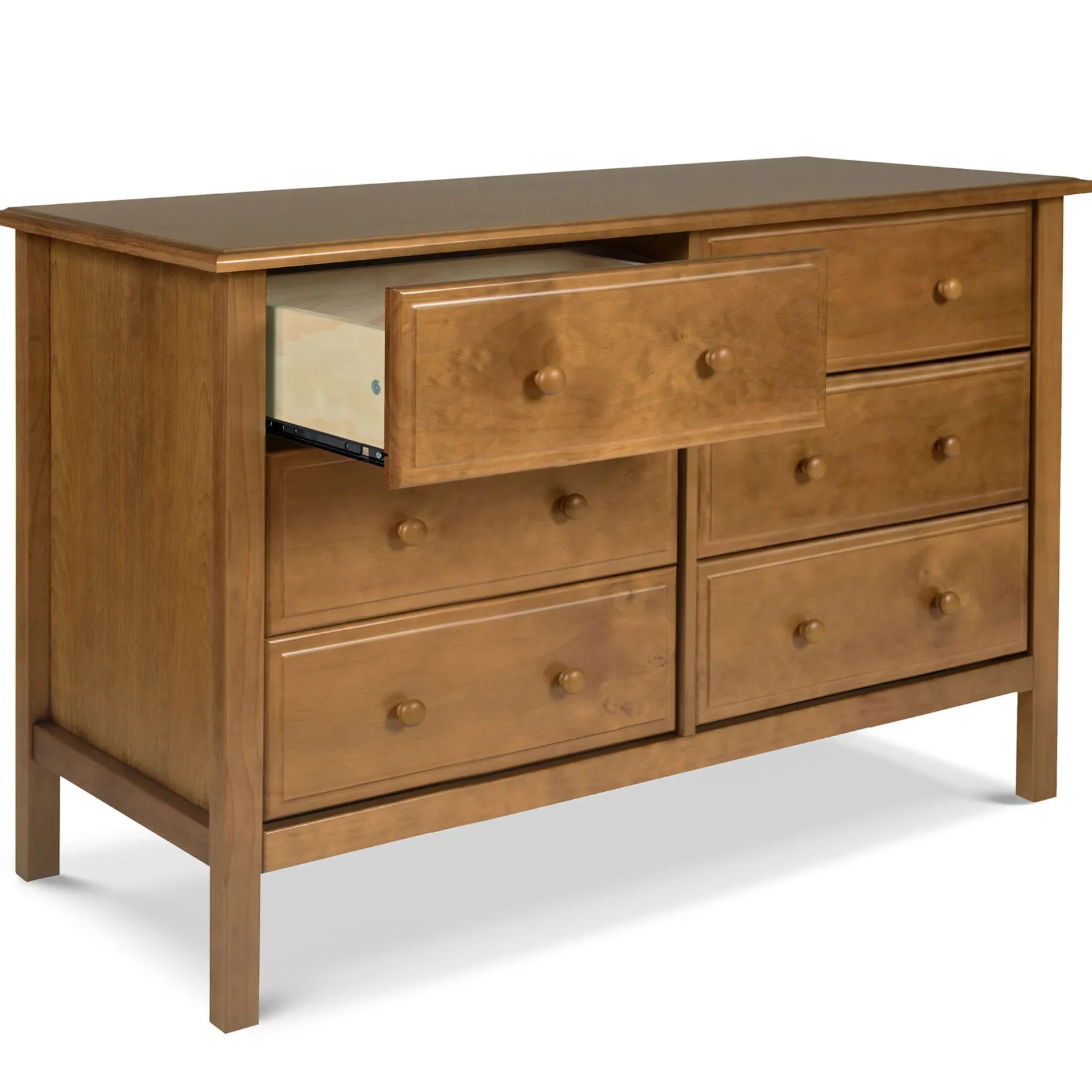Storage Furniture>DaVinci Jayden 6-Drawer Double Wide Dresser - Chestnut