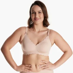 Discount Jelly Strip Nursing Bra Bras|Underwear
