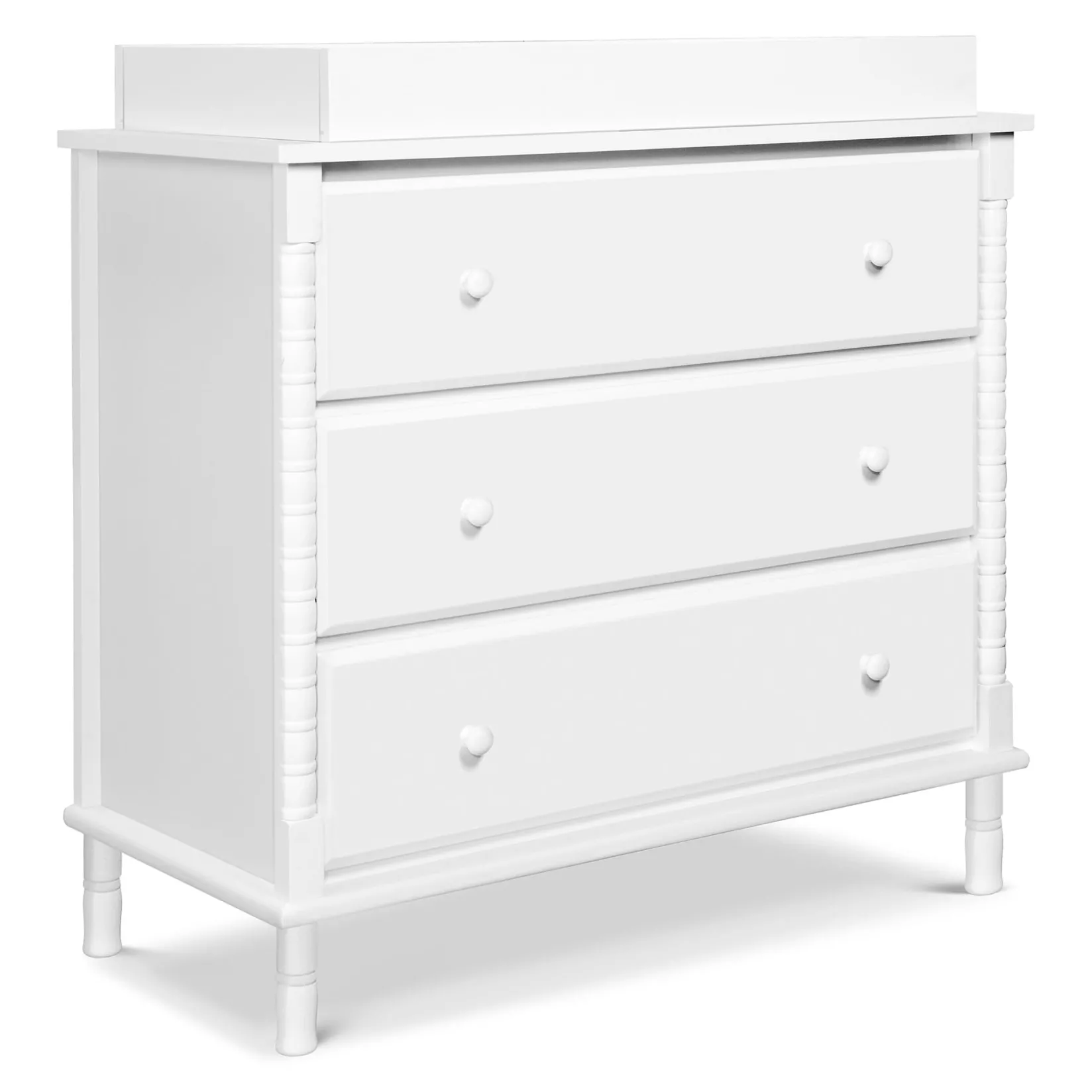 Storage Furniture>DaVinci Jenny Lind Spindle 3-Drawer Dresser - White