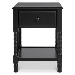 Nightstands>DaVinci Jenny Lind Spindle Nightstand - Ebony