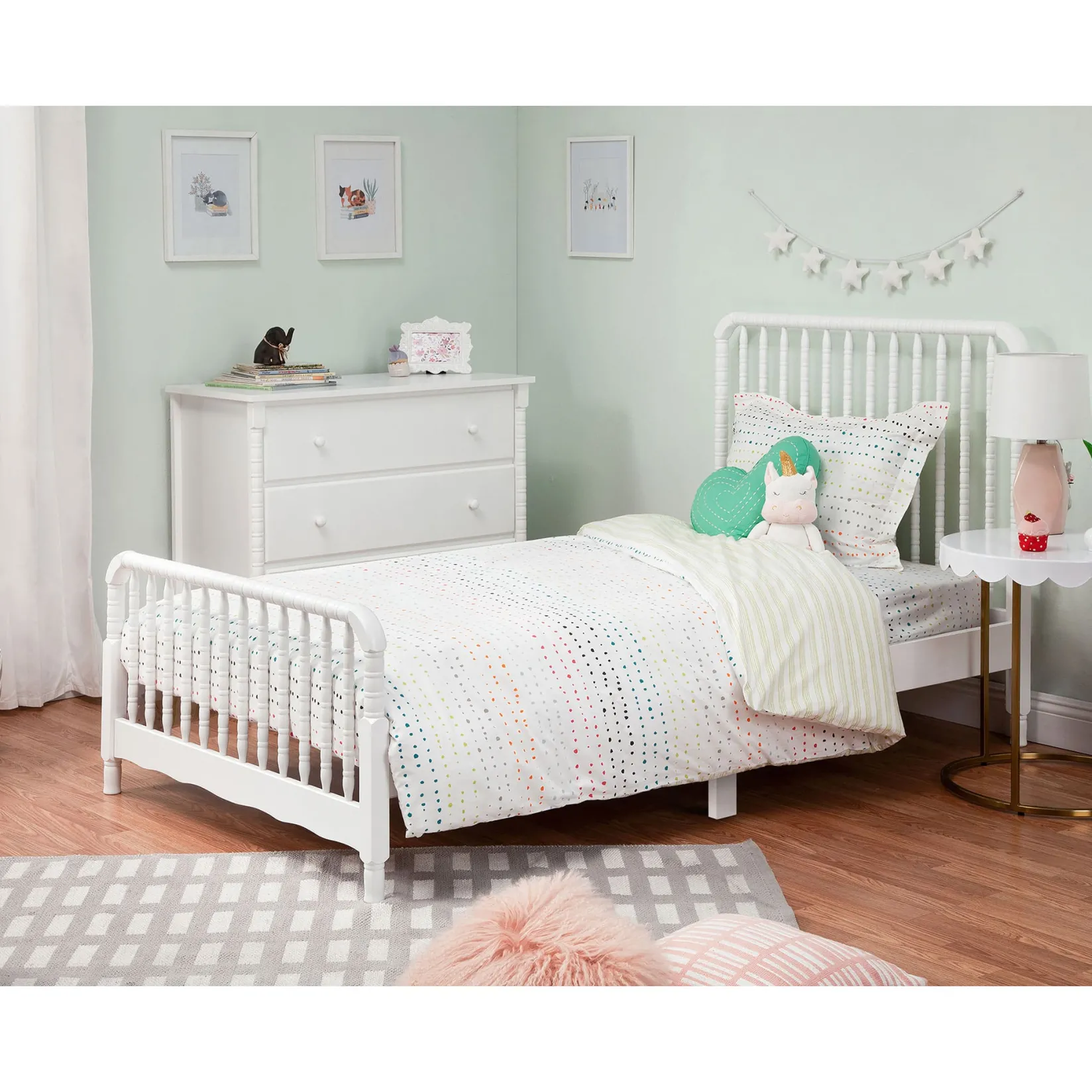 Twin, Full & Queen Beds>DaVinci Jenny Lind Twin Bed - White