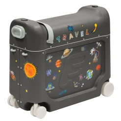 Clearance Jetkids Bedbox 2.0 from ® V3 - Midnight Grey Kids Travel Beds|Travel Accessories