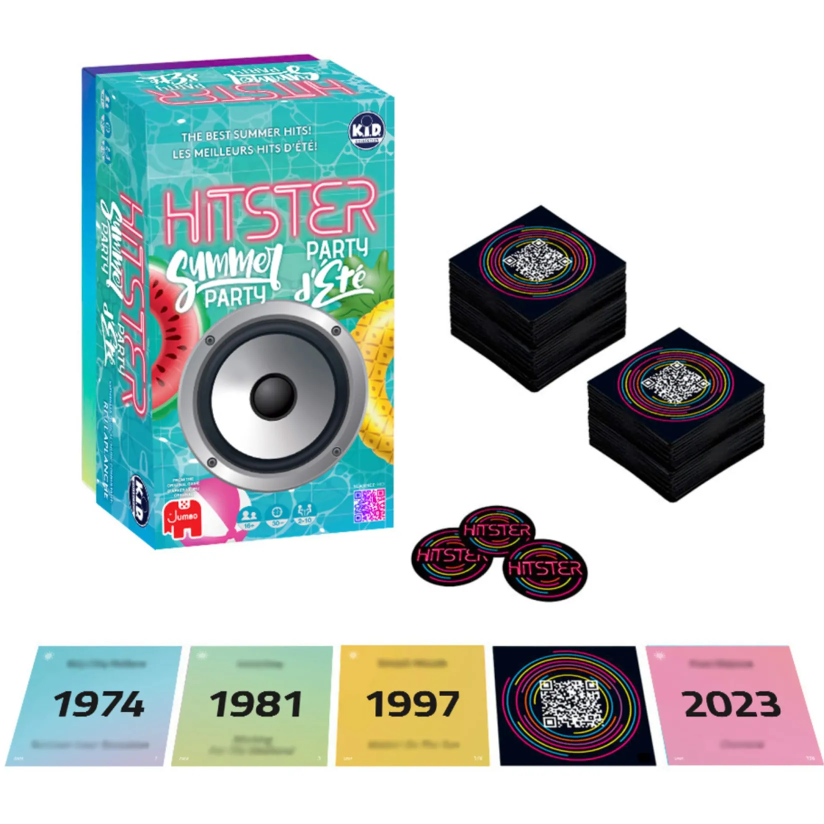 Clearance Jeu Hitster Summer Party Kids Board Games