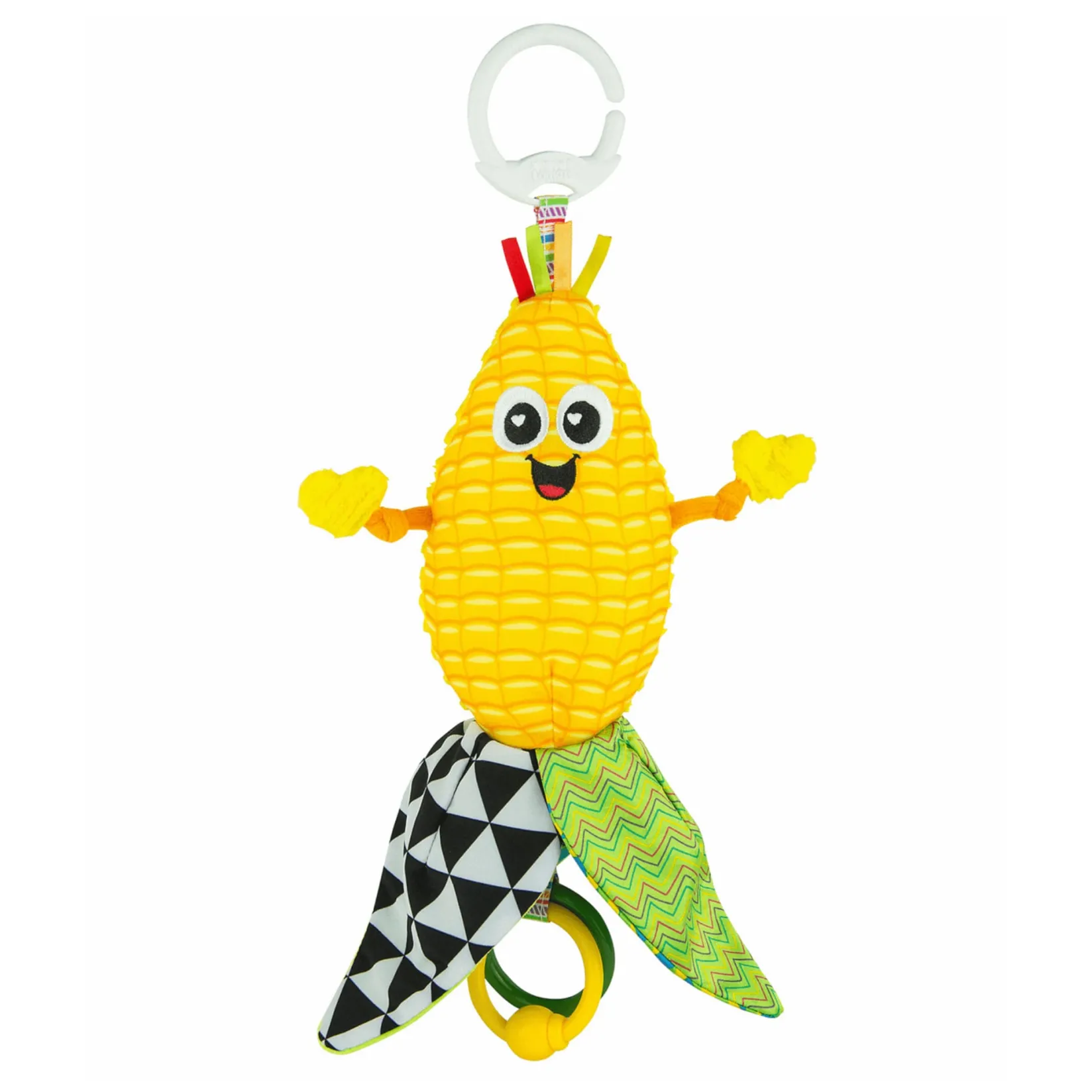 Developmental Toys>Lamaze John Deere Clip & Go - Corn E. Cobb™ Baby Toy