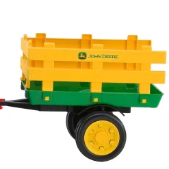Discount John Deere Trailer - Green/Yellow Kids Motorized & Electronic|Walkers