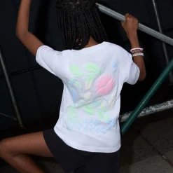 Sportswear|Tops>Jordan Puff Floral T-shirt 7-16y White