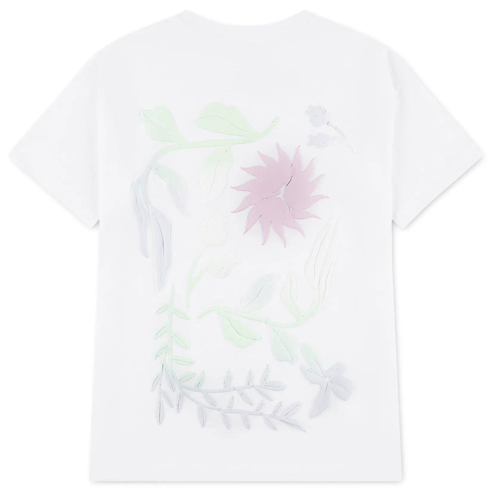 Sportswear|Tops>Jordan Puff Floral T-shirt 7-16y White