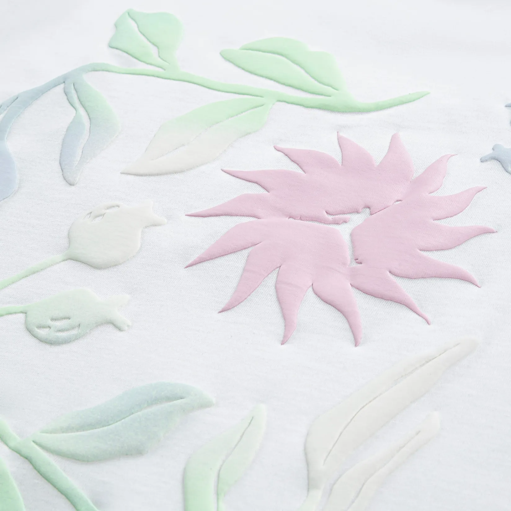 Sportswear|Tops>Jordan Puff Floral T-shirt 7-16y White