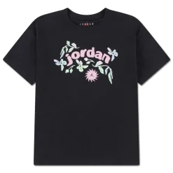 Sportswear|Tops>Jordan Puff Floral T-shirt 7-16y Black
