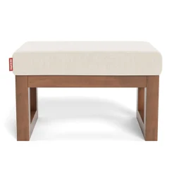 Online Joya Ottoman - Sand / Walnut Gliders & Rocking Chairs|Gliders & Rocking Chairs