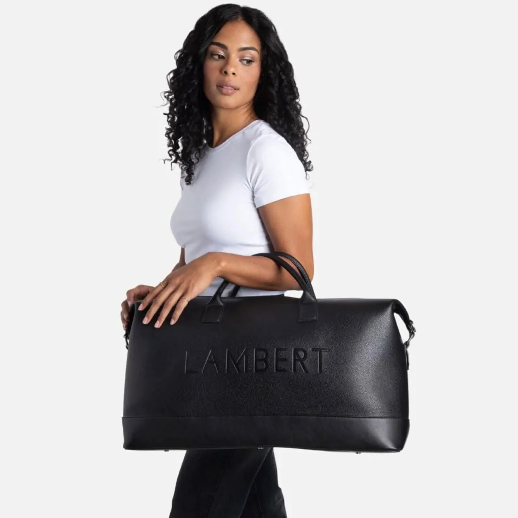 Travel Accessories|Outdoors & Travel>Lambert June Tote Bag 2-in-1 - Black