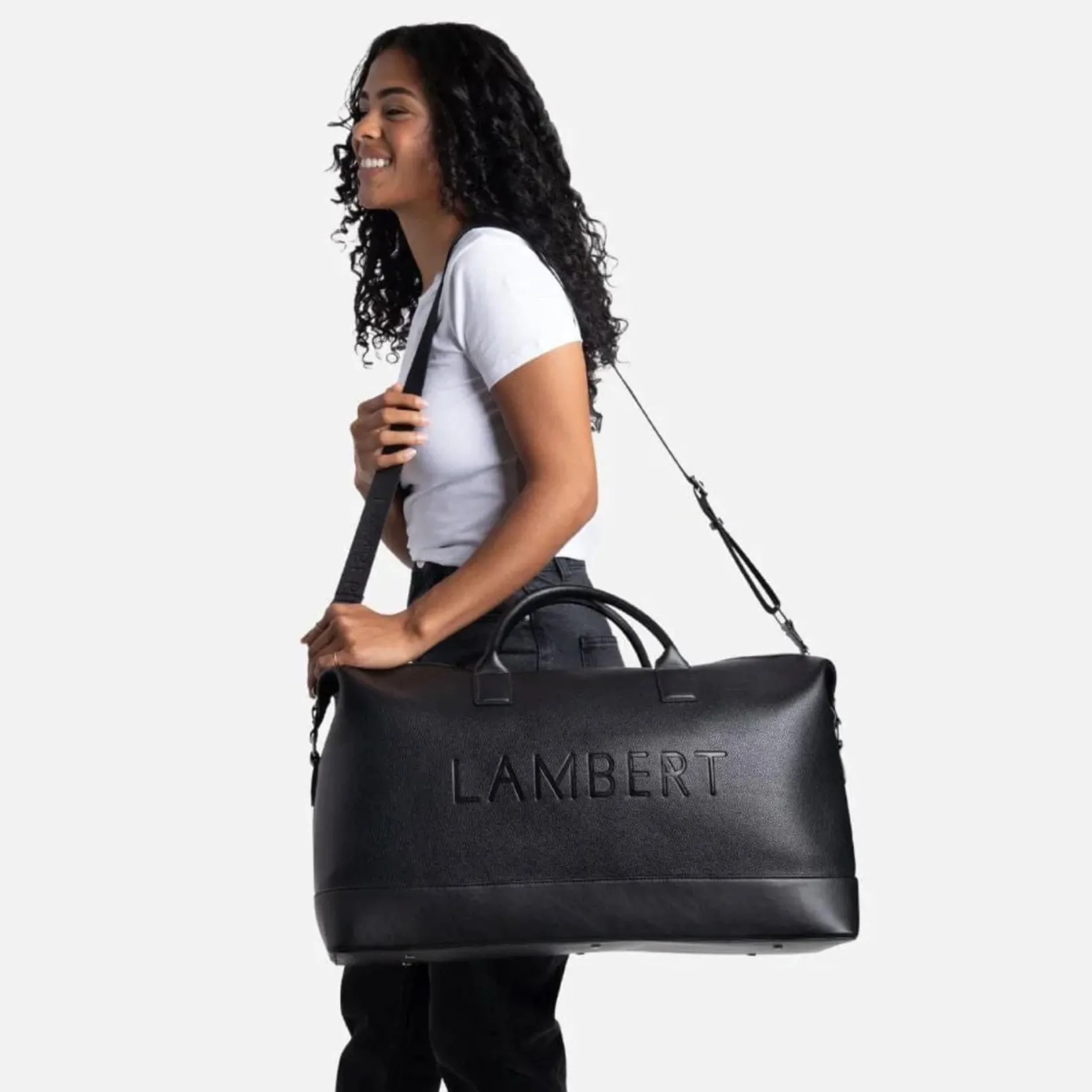 Travel Accessories|Outdoors & Travel>Lambert June Tote Bag 2-in-1 - Black