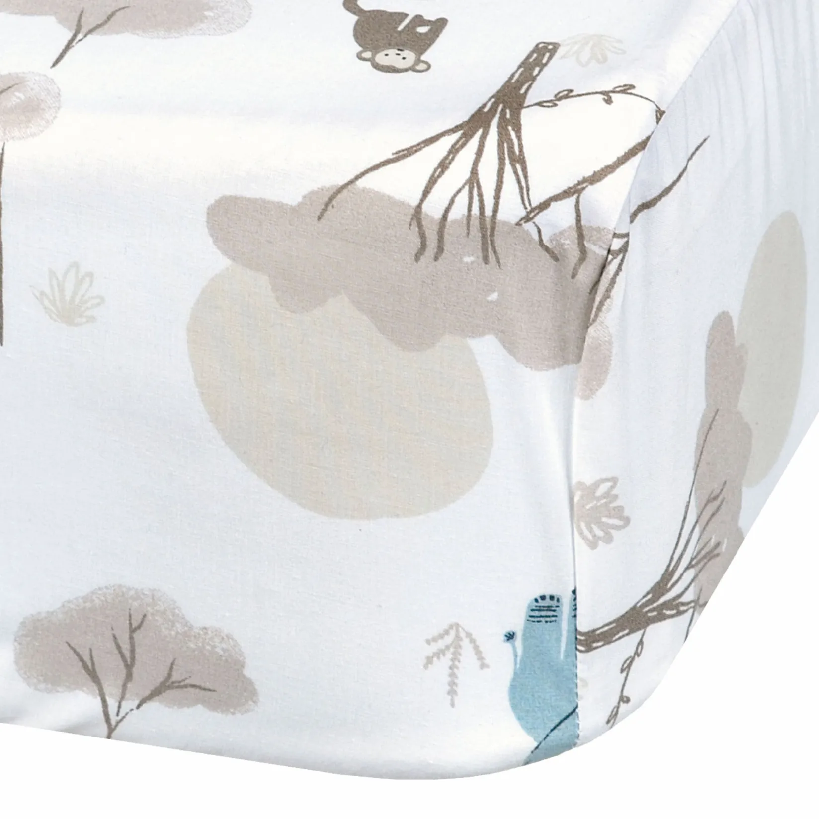 Sheets|Bedding>Perlimpinpin Jungle Crib Fitted Sheet