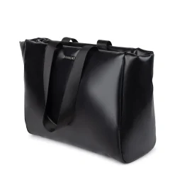 Kaia Tote Bag - Smooth Black Handbags & Purses|Diaper Bags