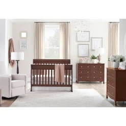 Outlet Kalani 6-Drawer Double Wide Dresser - Espresso Finish Storage Furniture