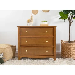 Hot Kalani 3-Drawer Dresser - Chestnut Finish Storage Furniture