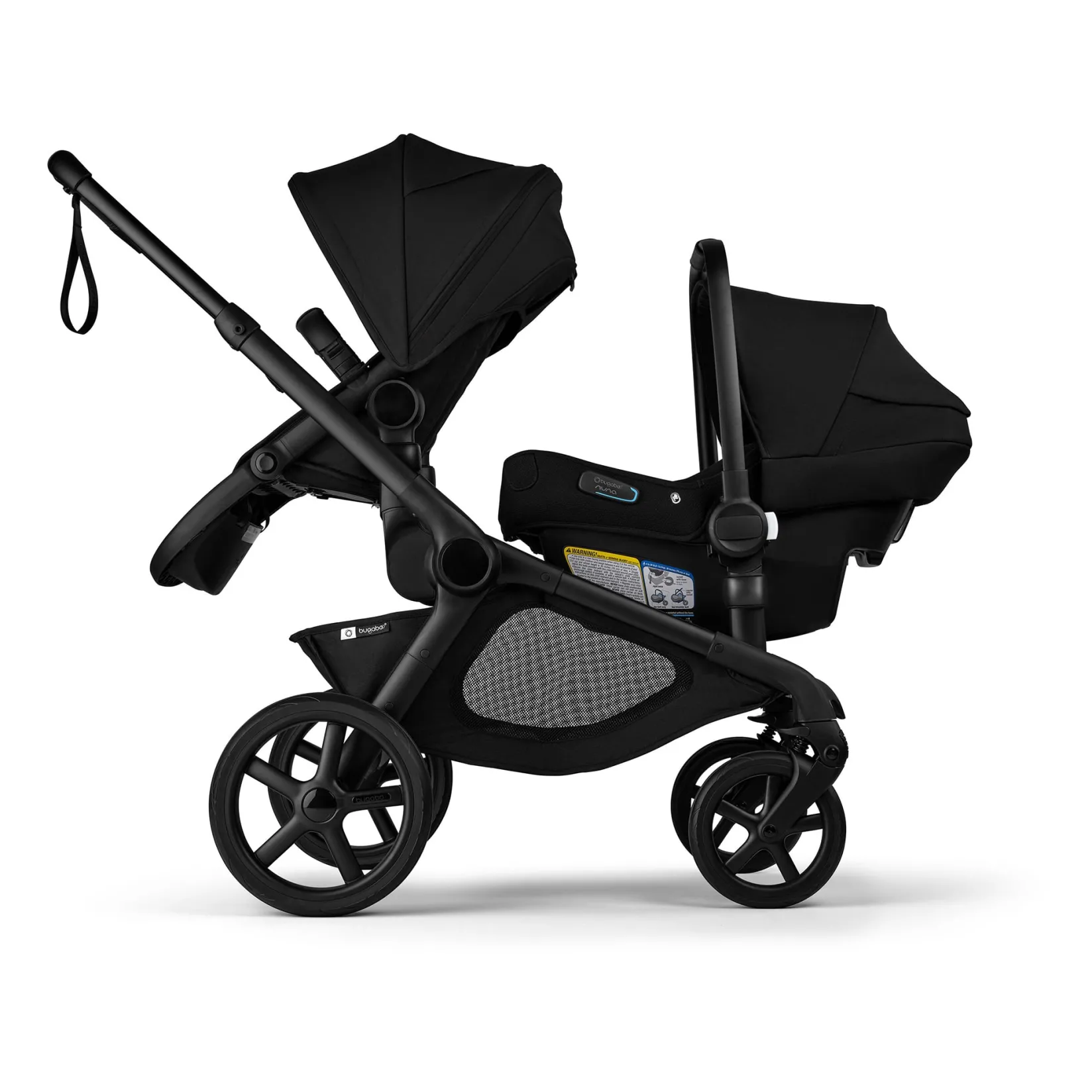 Strollers|Strollers & Trailers>Bugaboo Kangaroo Sibling Seat - Black / Black