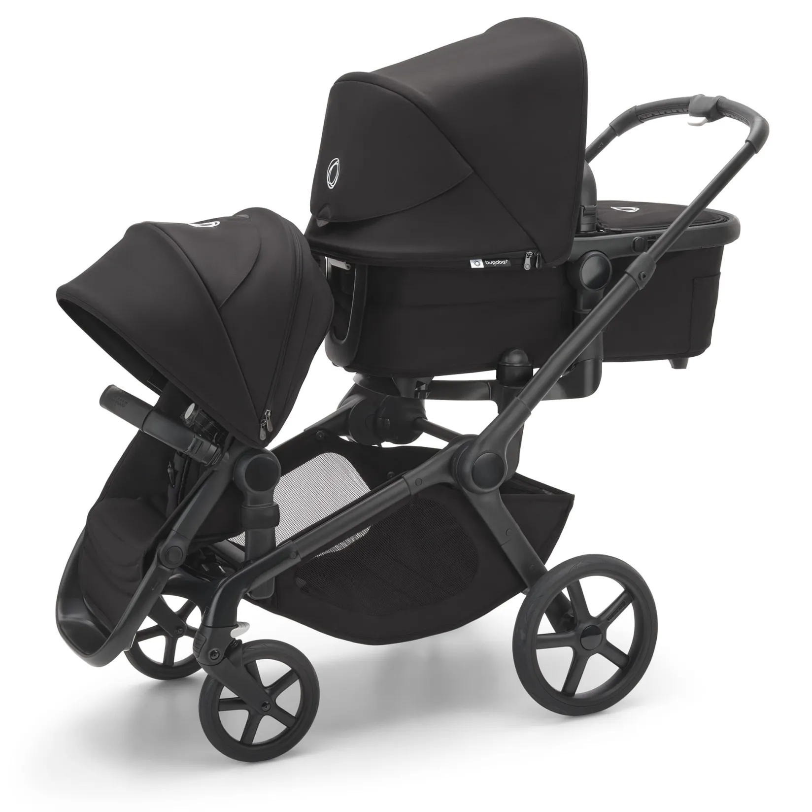 Strollers|Strollers & Trailers>Bugaboo Kangaroo Sibling Seat - Black / Black