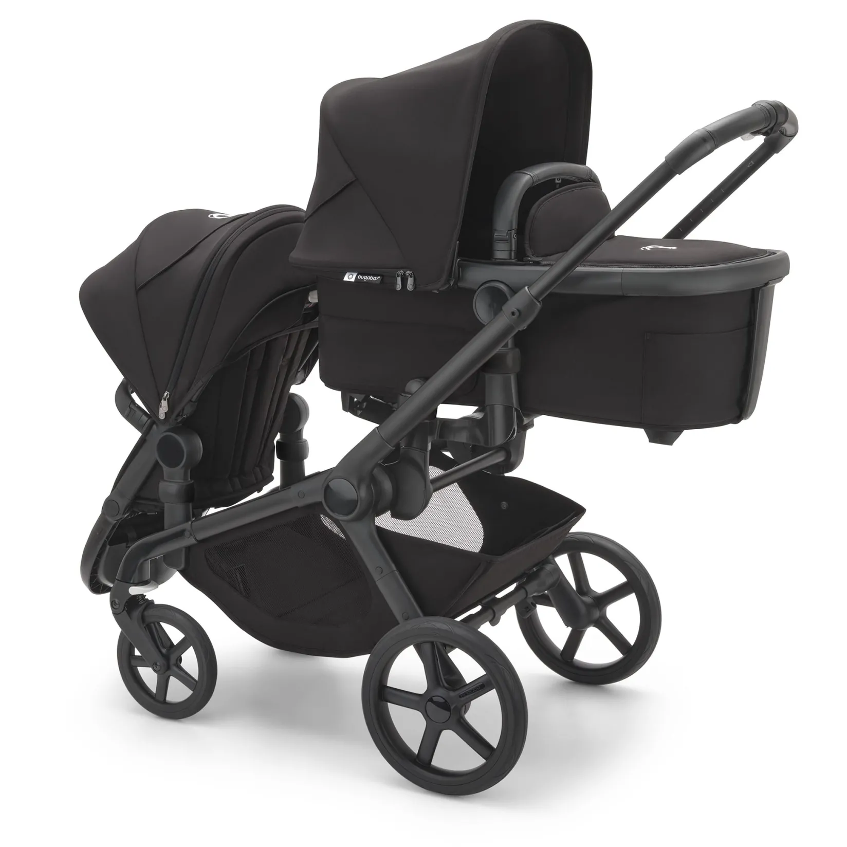 Strollers|Strollers & Trailers>Bugaboo Kangaroo Sibling Seat - Black / Black