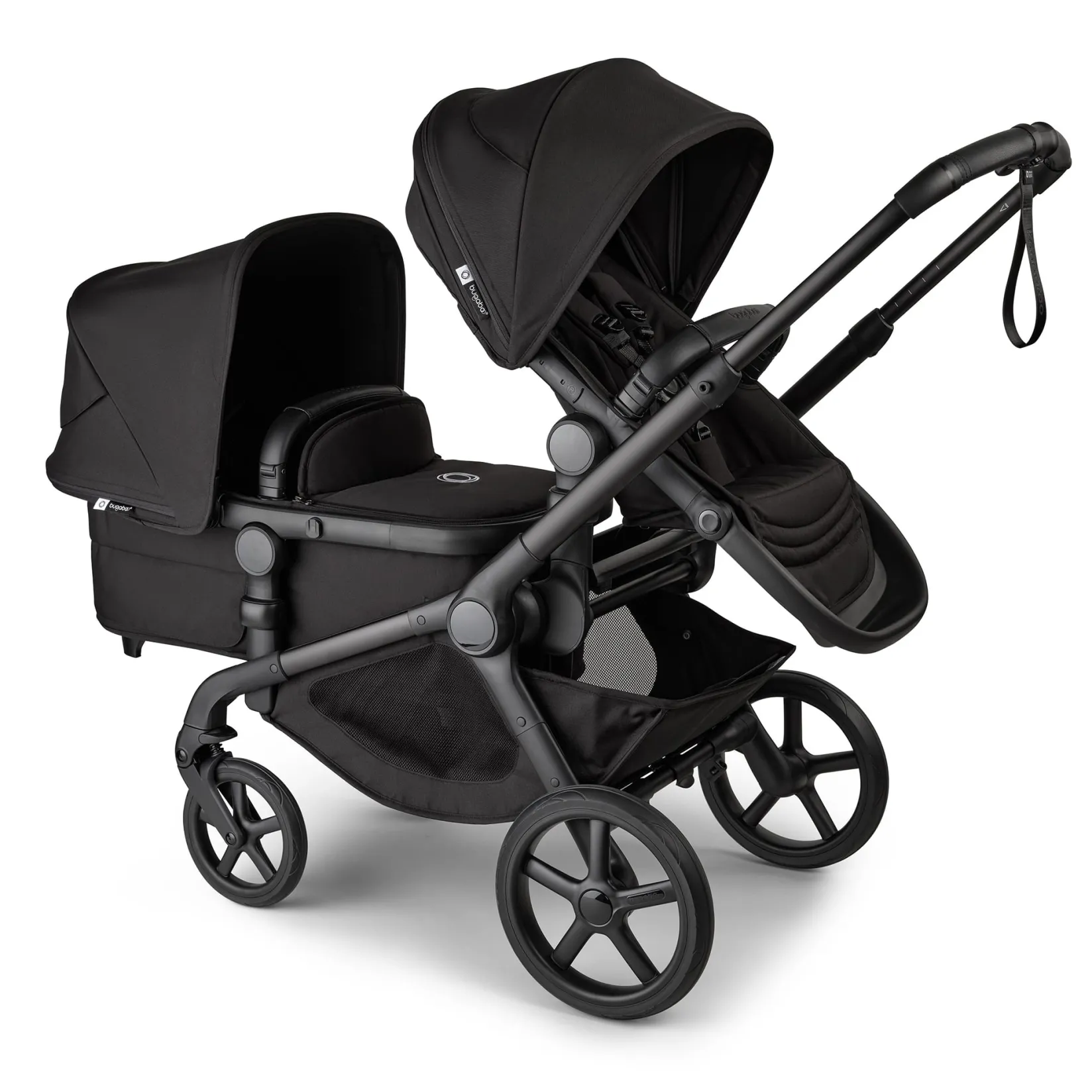 Strollers|Strollers & Trailers>Bugaboo Kangaroo Sibling Seat - Black / Black