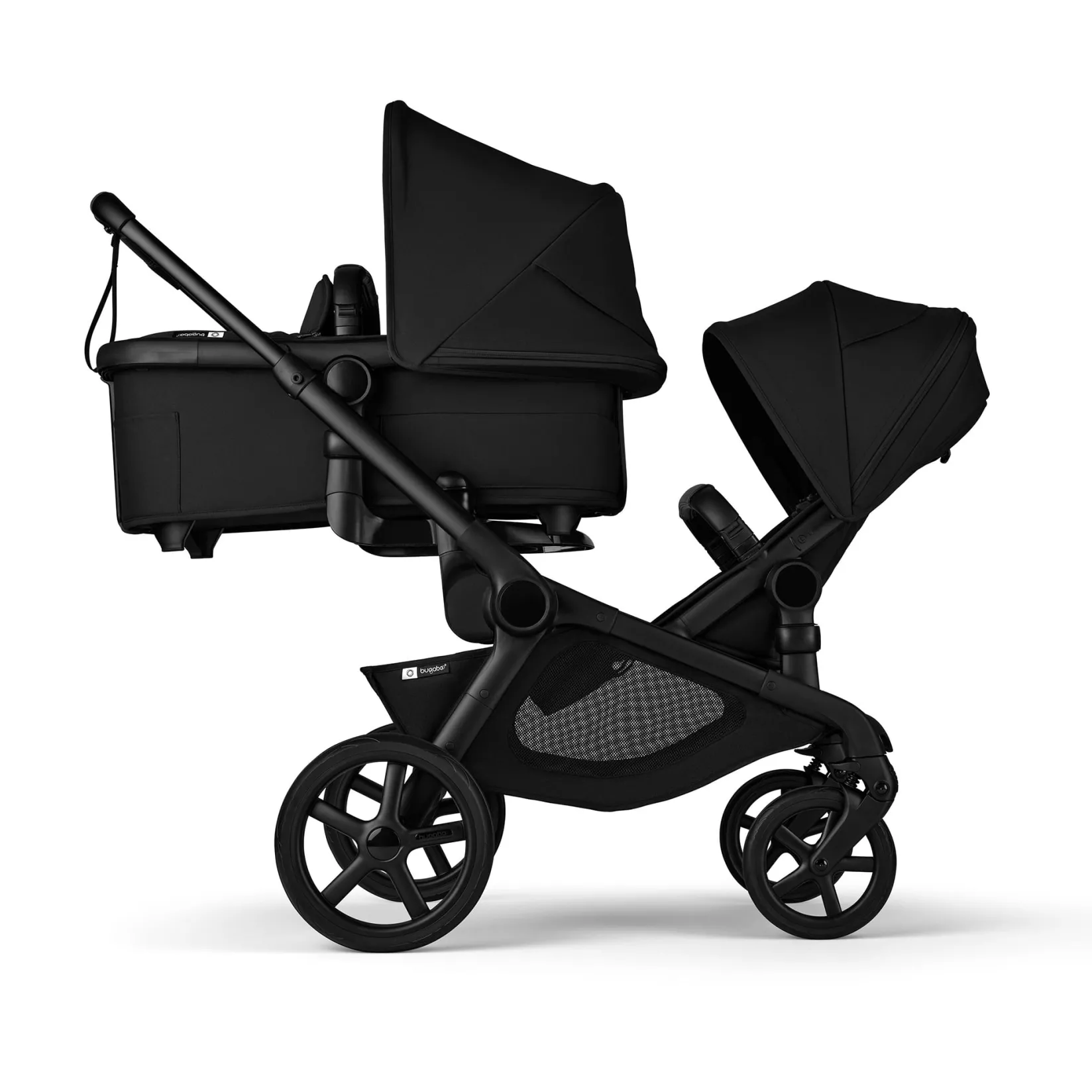 Strollers|Strollers & Trailers>Bugaboo Kangaroo Sibling Seat - Black / Black