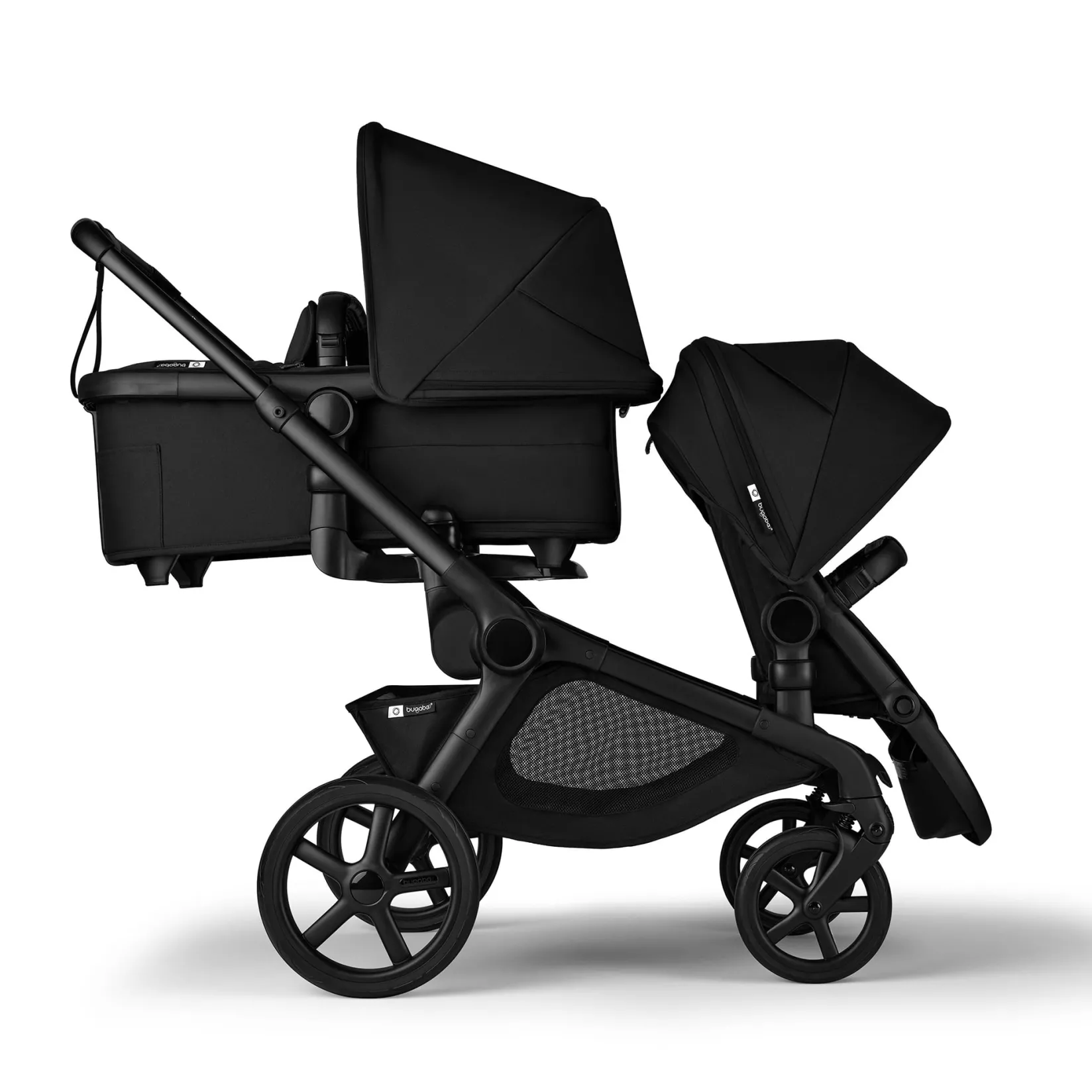 Strollers|Strollers & Trailers>Bugaboo Kangaroo Sibling Seat - Black / Black