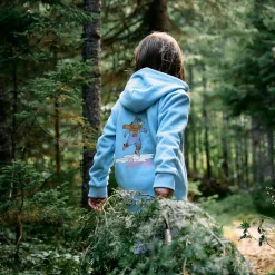Fleeces And Sweatshirts|Tops>Birdz Kangaroo Zip Bear Skate 2-10 y Blue
