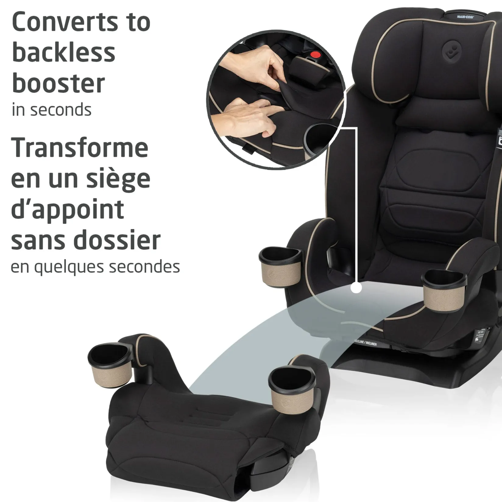 Car Seats & Booster Seats|Car Seats>Maxi-cosi Kani 4-in-1 Convertible Car Seat - Caspian Caviar