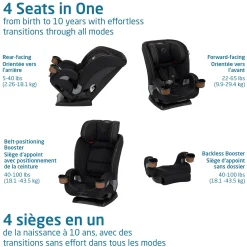 Car Seats & Booster Seats|Car Seats>Maxi-cosi Kani 4-in-1 Convertible Car Seat - Black