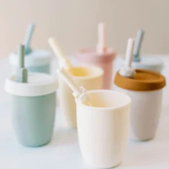 Best Kids Silicone Cup with Straw - Elephant Kids Breastfeeding|Tableware