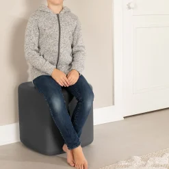 Hot Kids Stool / Nightstand - Sweedi Dark Gray Gliders & Rocking Chairs|Gliders & Rocking Chairs
