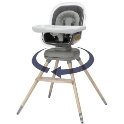 New Kiskadee 360° Rotating High Chair - Onyx Heritage High Chairs & Booster Seats|High Chairs & Booster Seats