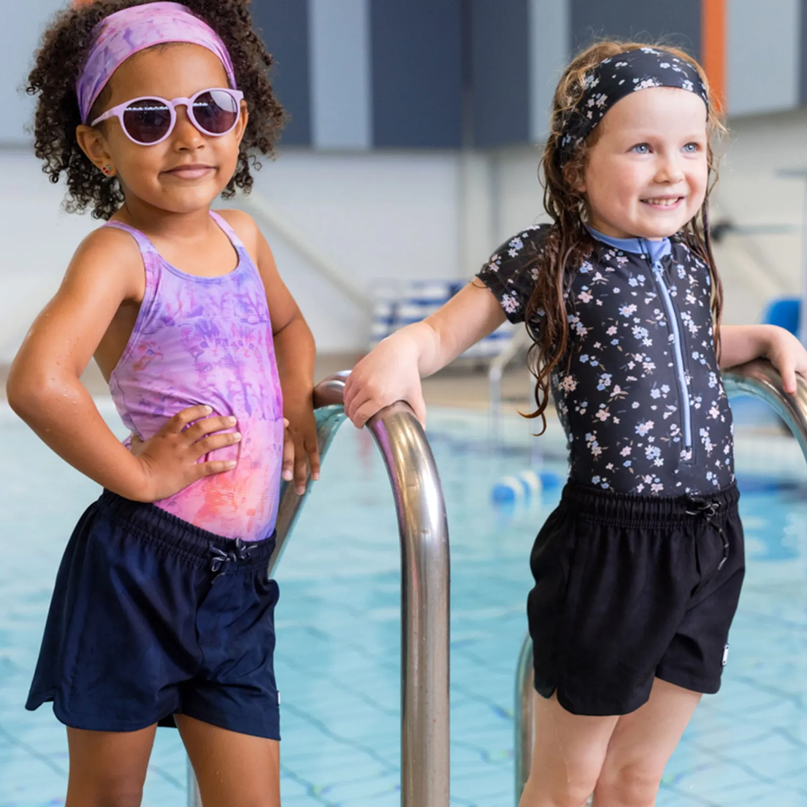 Swimsuits>Nano Kittens Swimsuit 2-14 Lilac