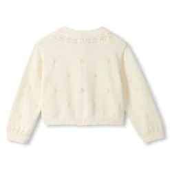 Fleeces And Sweatshirts|Tops>Hatley Knit White Cardigan 6-24m Ivory