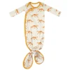 Pajamas|Sleep Bags>Copper Pearl Knotted Gown 0m+ - Swift