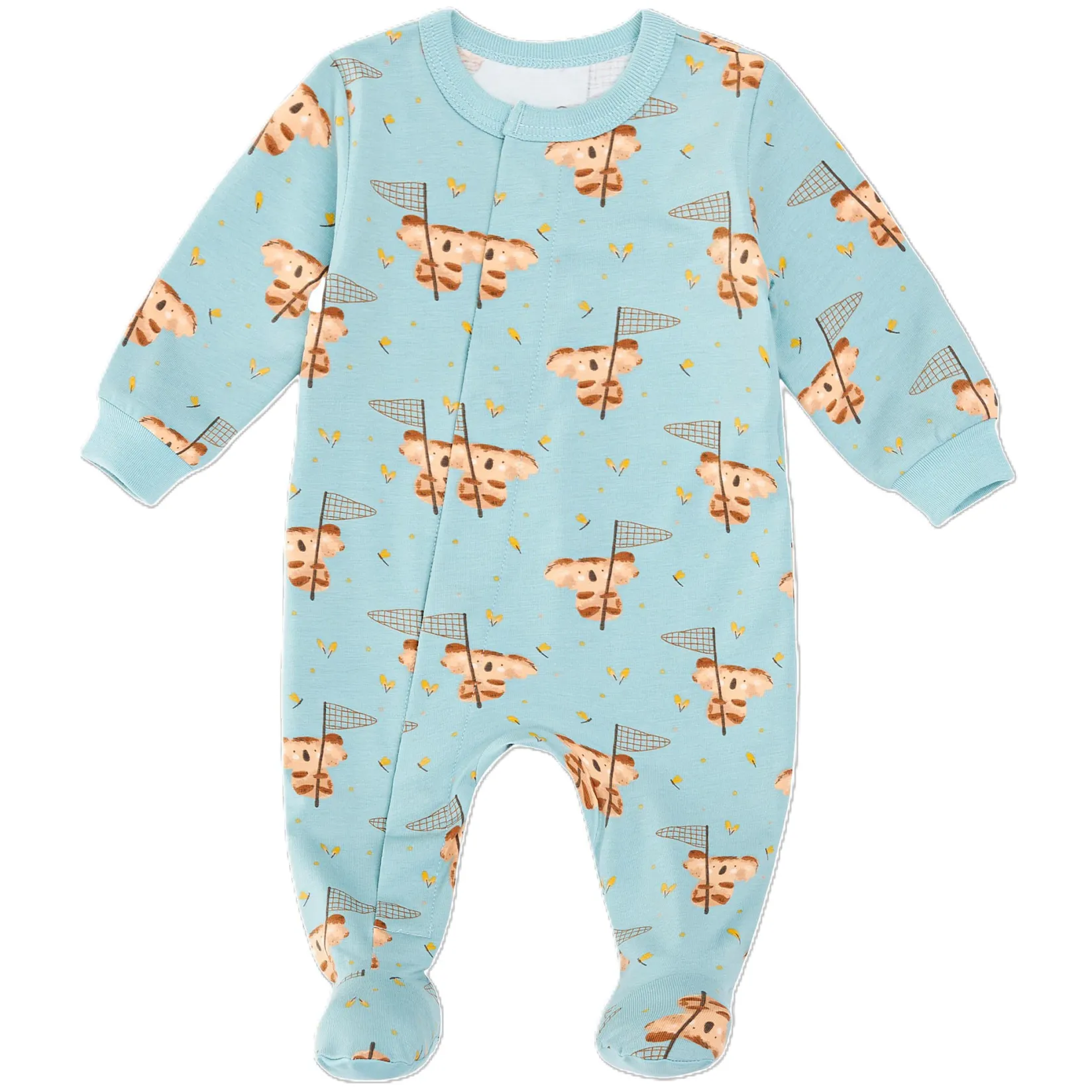 Preemie Clothing|Pajamas>Colle Colle Koala Magnetic Pajamas Premature-12m Blue