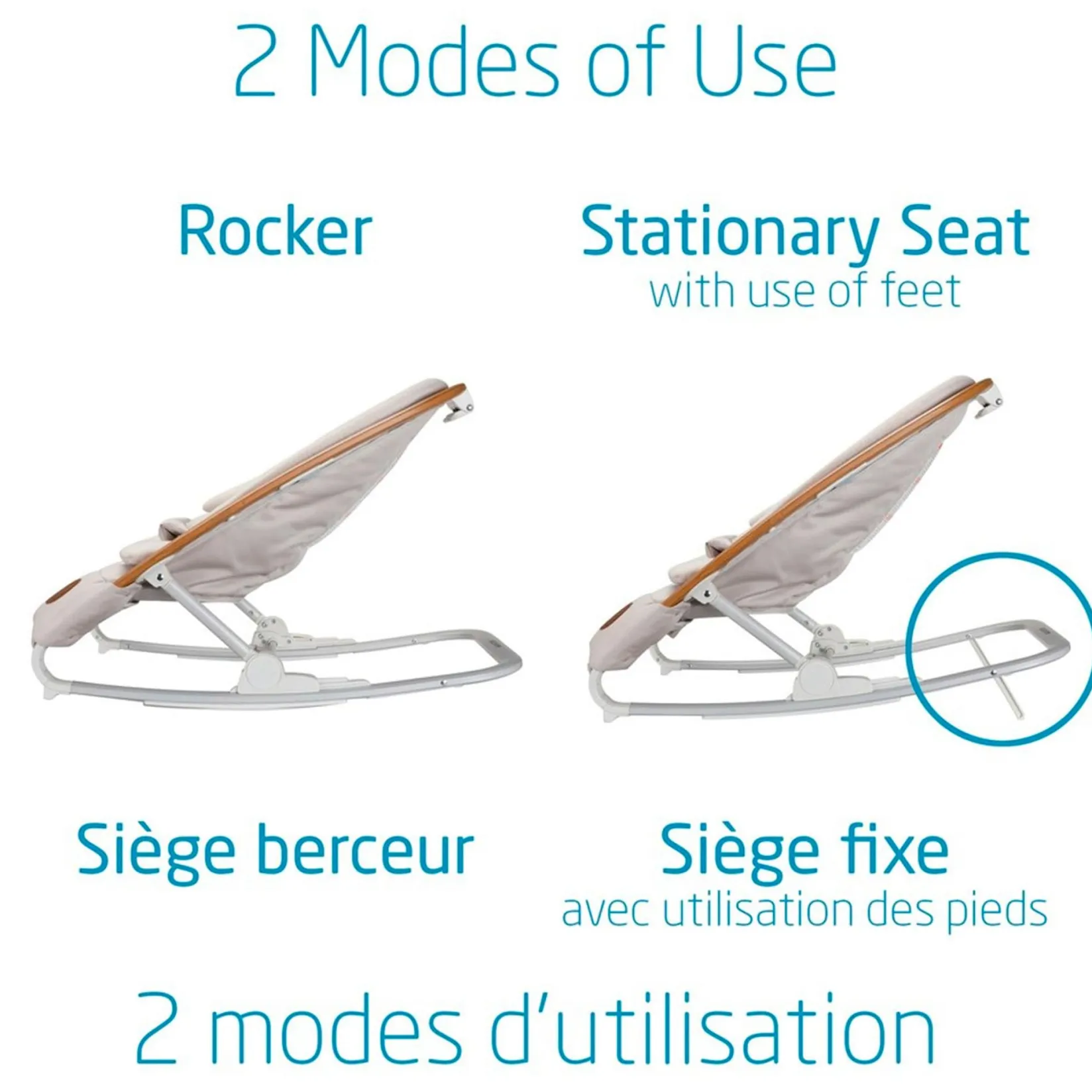 Swings & Rockers>Maxi-cosi Kori Rocker - Horizon Sand