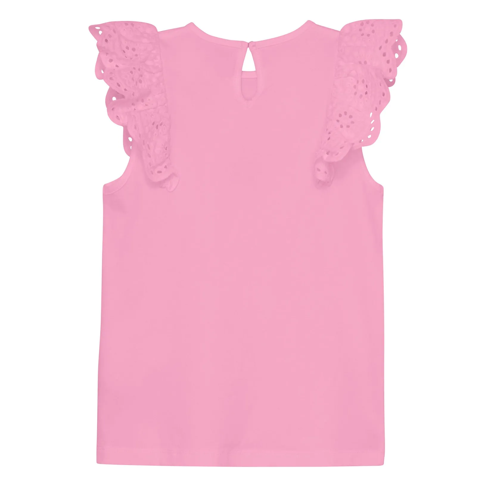 Tops>Creamie Lace Tank Top 2-6y Pink