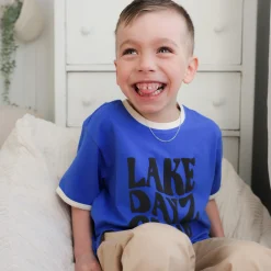 Tops>Birdz Lake Dayz Club T-shirt 2-10y Royal Blue