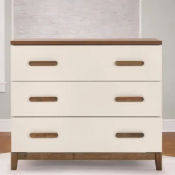 Best Lala 3 Drawers Dresser Chest - Almont Walnut Storage Furniture