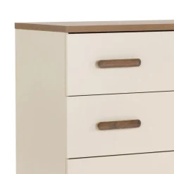 Best Lala 3 Drawers Dresser Chest - Almont Walnut Storage Furniture